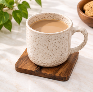 Ensemble de 4 sous-verres carrés en bois faits à la main en laiton AK pour vaisselle/décor de cuisine - Product Image 2