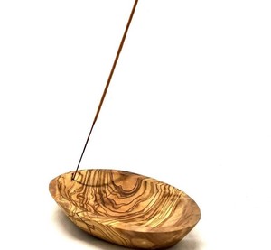 Porta Incienso de Madera Maciza Hecho a Mano, Bandeja Cuadrada Recolectora de Cenizas, Quemador de Incienso de Madera Minimalista para Decoración del Hogar, Meditación y Yoga - Product Image 4