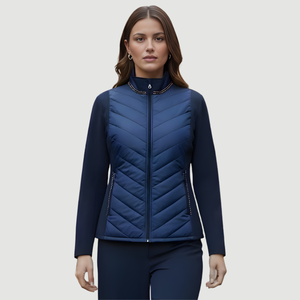 เสื้อแจ็คเก็ตขี่ม้าสำหรับผู้หญิง ประดับคริสตัล สำหรับฤดูหนาว - Product Image 4