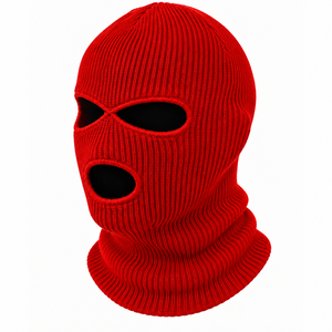 Pasamontañas de punto rosa a la moda, máscara de esquí, cubrecaras para invierno y actividades al aire libre - Product Image 5