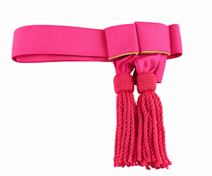 Ceinture de cérémonie rose pour robe de cérémonie, ceinture uniforme pour événements de défilé, occasions spéciales et tenues décoratives - Product Image 1