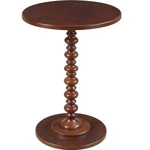 Table de Chevet Ronde Traditionnelle en Bois de Luxe & Table Basse Écologique pour Salon et Chambre à Coucher – Prix de Gros - Product Image 1