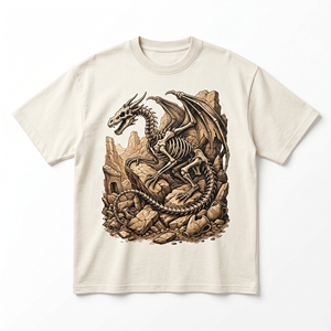Camiseta de Algodón con Diseño Gráfico Moderno, Corte Regular, Cuello Redondo, Manga Corta, Calidad Premium, Uso Diario Informal - Product Image 4