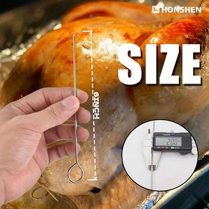 Set di 12 Lacciatura per Tacchino in Acciaio Inossidabile da 6 Pollici per Legare Carne e Pollame - Product Image 3