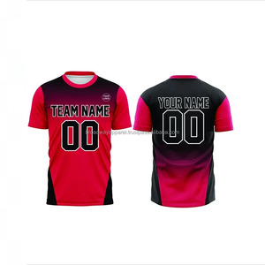 Camiseta de Fútbol 2026 para Hombre, Personalizada, Impresa, Transpirable, Ecológica, de Secado Rápido, Cuello Redondo, 100% Poliéster, Personalizada por Delante y por Detrás, Sólida - Product Image 2