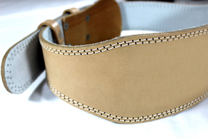 เข็มขัดยกน้ำหนักหนังแท้จากผู้ผลิต OEM คุณภาพสูง ปรับได้ สำหรับออกกำลังกายในยิม ขายส่งจากโรงงาน รับทำโลโก้ตามสั่ง - Product Image 6