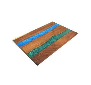 Food Safe Resin and Wooden Cutting <b>Board</b> Strong Durable Kitchen Chopping <b>Board</b> for Professional and Home Use - Product Image 1