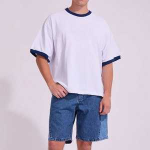 Chemise unisexe à col côtelé, coupe classique, été, polyester/coton, toile unie, décontractée, respirante, séchage rapide, nouvelle arrivée, vêtement tendance - Product Image 3