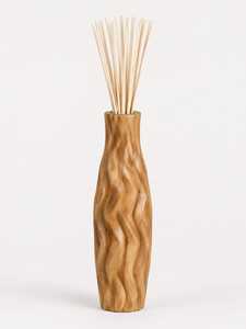 Vase de sol contemporain en bronze avec motif ondulé, fait main, idéal pour un cadeau de pendaison de crémaillère - Product Image 3