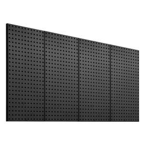 Pannelli Forati in Metallo Resistenti 60x30 cm, Design Moderno, Set da 4 Pezzi, Accessori Organizzatori da Parete per Soggiorno e Garage - Product Image 6