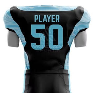 เสื้อฟุตบอลอเมริกันดีไซน์ใหม่ บริการ OEM ขายดี ชุดทีมผู้ใหญ่ ชุดยูนิฟอร์มชาย กางเกงขาสั้น สกรีนชื่อทีมได้ ราคาถูก - Product Image 4