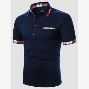 Polo décontracté classique pour homme en coton à manches courtes |   Tissu confortable et respirant |   Impression de logo personnalisé - Product Image 5