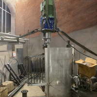 Homogénéisateur industriel, pompe mélangeuse à engrenages pour le traitement chimique et alimentaire, capacité 1000 L, couple élevé, commande automatique motorisée, 400V