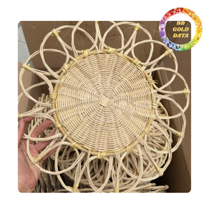 Mantel Individual de Ratán Hecho a Mano Estilo Boho, Tapete de Mesa Tejido Natural, Ecológico, Venta al por Mayor, Exportación - Product Image 5