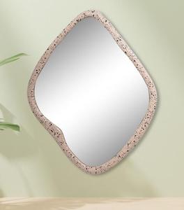 Irregular Shape Resin Wall Mirror Minimalist Decorative <b>Frameless</b> Design for Home Use - Product Image 2