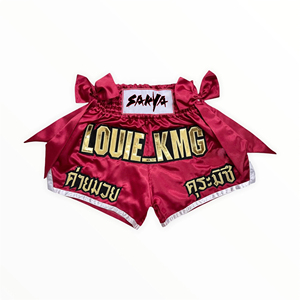 Short de boxe Muay Thai pour hommes, design personnalisé, dernier modèle / Shorts MMA en satin légers à prix de gros - Product Image 4