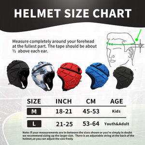 Casque de football américain souple 7v7, casque rembourré, protège-têtes de rugby pour jeunes, enfants et adultes, léger, respirant et protecteur - Product Image 5