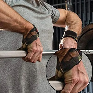 Gants d'entraînement unisexes robustes antidérapants avec logo personnalisé, fermeture à pression, sans élasticité, en EVA - Product Image 6