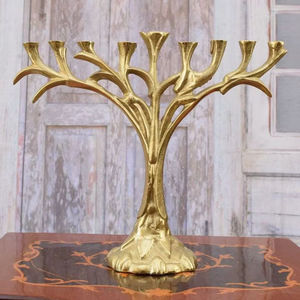 Menorah con Estrella de David Estilo Judío para el Hogar, Villas, Decoración de Mesa, Portavelas de Hanukkah - Product Image 4
