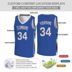 Camisetas de Baloncesto Sublimadas Ligeras Personalizadas de Alta Calidad, Secado Rápido y Transpirables para Equipos Deportivos, para Hombres y Jóvenes - Product Image 3