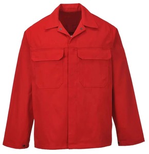 Chaqueta de Trabajo Personalizada Unisex Impermeable de Alta Visibilidad, Resistente, de Lona y Algodón, Uniforme Industrial para la Construcción - Product Image 2