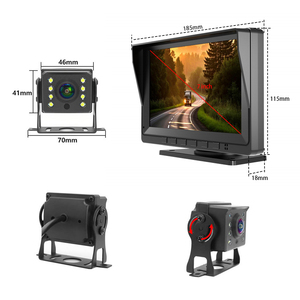 Cámara Frontal AHD con Pantalla Dividida, Sistema de Cámara de Reversa para Auto, Visión Nocturna, Impermeable IP68 - Product Image 6