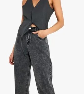 Jeans en denim pour femmes, style charpentier, multi-poches, décontractés, coupe bootcut, fournisseur de vêtements en gros sous marque privée - Product Image 5
