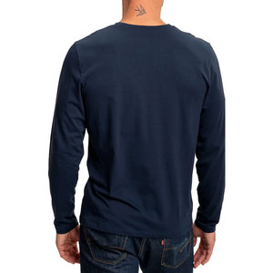 <b>Cheap</b> Price High Quality 220gsm Blank Drop Shoulder Plain 100% Cotton Oversized Custom Long Sleeve T-Shirt for Men - Product Image 5