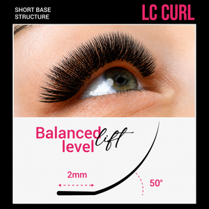 Charmlash Vente en gros Extensions de cils à courbure spéciale Volume longue durée LJ LB LC LC Plus - Product Image 3