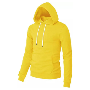 Sudadera con Capucha Amarilla Personalizada para Hombre, de Algodón y Felpa, Informal, Lisa, para Invierno, Estilo Urbano, Pakistán, Mejor Valorada al por Mayor - Product Image 6