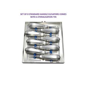 Elevador de mano para dentista de alta calidad con mango estándar, en estuche metálico - Product Image 4