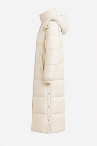 OEM Custom Logo Winter Long <b>Line</b> Puffer Style Jacket Women Hooded Down <b>Coat</b> Waterproof Windproof Thermal Outerwear - Product Image 6