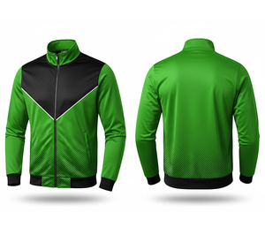 Fashionable <b>Zipper</b> <b>Jacket</b> for Casual & Sports Use Warm Breathable Quick Dry | Sizes Men Women Youth | Training <b>Jacket</b> - Product Image 2