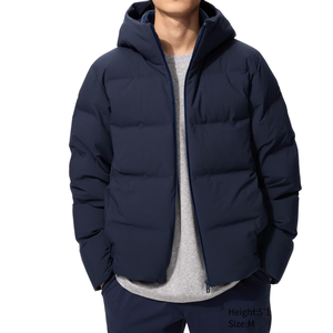 <b>Mens</b> Puffer Jacket Insulated Winter Outerwear Front Logo Customizable Brand Bulk Wholesale Supplier - Product Image 1