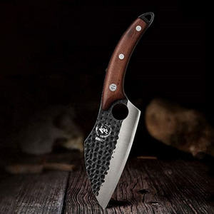 Couteau à désosser de boucher de 5,7 pouces, forgé à la main, en acier à haute teneur en carbone, avec étui et coffret cadeau, ensemble de couteaux de boucher pour la découpe de viande en cuisine - Product Image 2