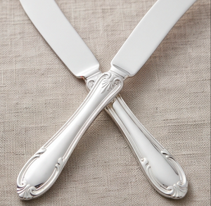 Stainless Steel Cheese <b>Butter</b> <b>Knife</b> With Decorative Silver Handle Durable <b>Spreader</b> For Kitchen Use - Product Image 3