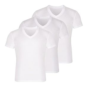 Confezione da 3 magliette da uomo in bambù con scollo a V, traspiranti e anti-umidità - Product Image 5