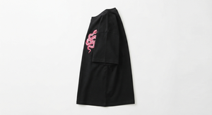 Black Embroidered Snake Graphic <b>Men</b> T Shirt 100% Cotton O Neck Short Sleeve Streetwear Tee Custom Logo - Product Image 3
