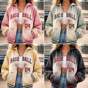 Sweat à capuche personnalisé imprimé, 400 GSM, épais, effet délavé soleil, coupe oversize, délavage vintage, épaules tombantes, style streetwear, fabricant, faible MOQ - Product Image 2