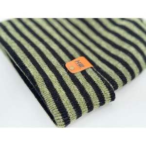 Theta <b>Stitch</b> RORO Cuffed Beanie Green/Black Patent Pending Design Winter Sports <b>Accessories</b> Made in USA - Product Image 3