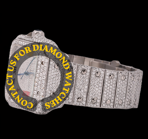 Nouvelle Montre Carrée 2026 au Design Dernier Cri, Cadran à Chiffres Romains, Diamants Moissanite Sertis, en Acier Inoxydable, Style Affaires et Antique - Product Image 5