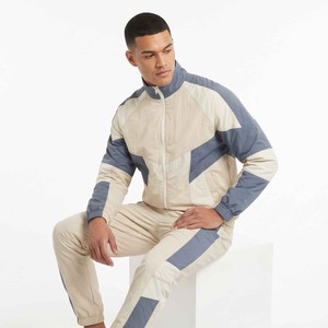 Custom Mens Set Zip up Nylon Breathable Funnel Neck <b>Jacket</b> Joggers Two Piece Windbreaker Set Tracksuits for Men custom logo - Product Image 4