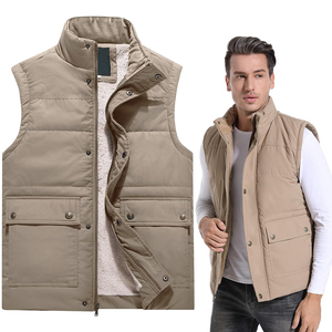 custom design puffer vest warm <b>quilted</b> equestrian gilets casual winter outerwear clothes padded waistcoat men's puffer vests - Product Image 6