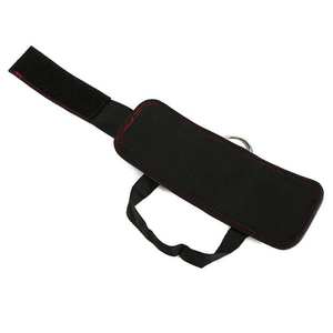 Correa de Tobillo para Gimnasio de Cuero Genuino Premium, Ajustable con Anillo en D, Soporte Resistente para Ejercicios de Piernas con Máquina de Cables - Product Image 4