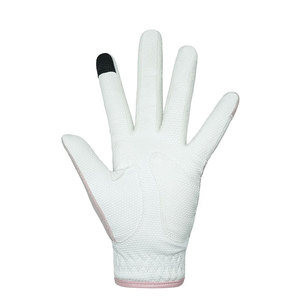 <b>Pink</b> Colored Oem Logo Ladies' Thermal Golf Mittens Stay Warm, Anti-slip Grip, Touchscreen Compatibility Sports Wear Golf Glove - Product Image 3
