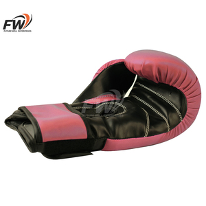 Gants de boxe de qualité supérieure, fournisseur OEM d'usine, gants de boxe professionnels en cuir PU, logo personnalisable - Product Image 2