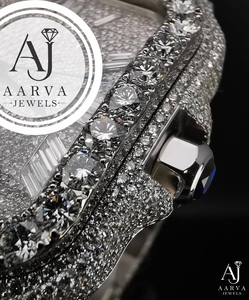 Montre mécanique automatique pour homme AARVA Iced Out Moissanite, bijoux hip-hop avec diamants VVS - Product Image 5
