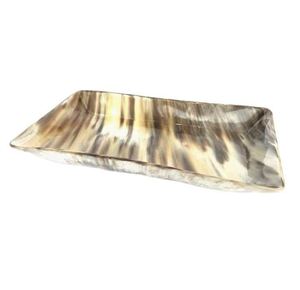 Plato de Servir de Cuerno de Vaca Natural, Bandeja de Cuerno Hecha a Mano para Aperitivos y Frutas, Vajilla de Cuerno Única para el Hogar y como Regalo - Product Image 5