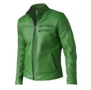 Vestes en cuir ajustées pour hommes - Vente directe d'usine à prix raisonnable - Product Image 5