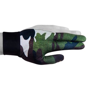 Guante de billar de camuflaje con dedos completos, mano derecha, poliéster, algodón, uso en exteriores, unisex, para todas las estaciones - Product Image 4